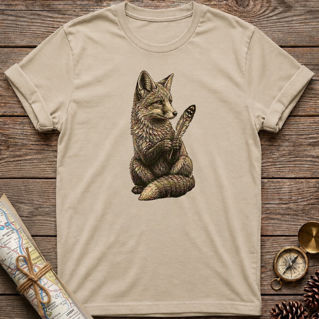 Fox With Feather (2) T-Shirt