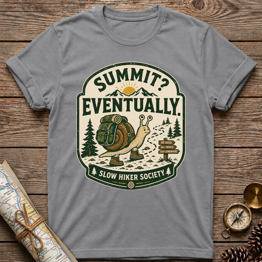 Snail Summit Eventually T-Shirt