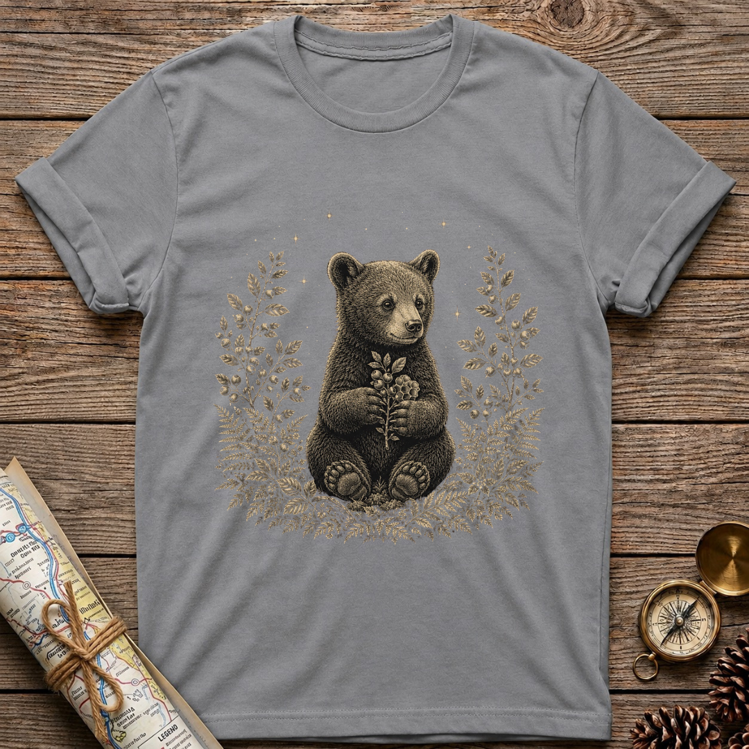 Bear Holding Honeycomb T-Shirt