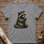 Raccoon Hold a Flower T-Shirt