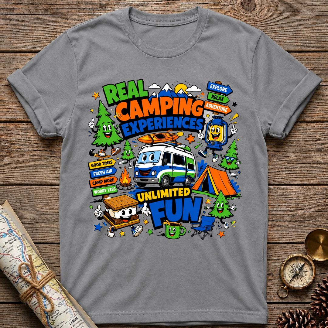 Real Camping Experiences T-Shirt