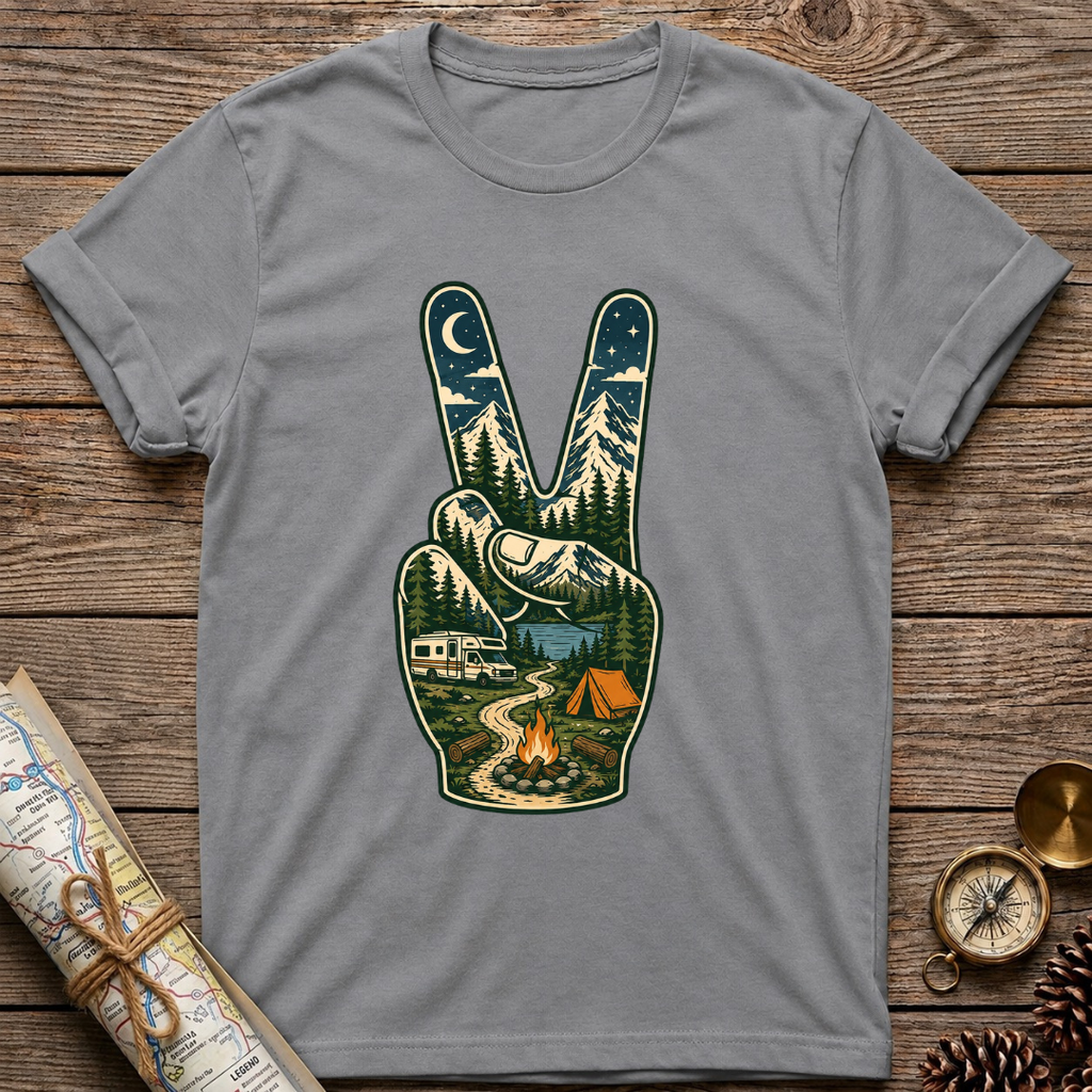 Hand Peace Symbol T-Shirt
