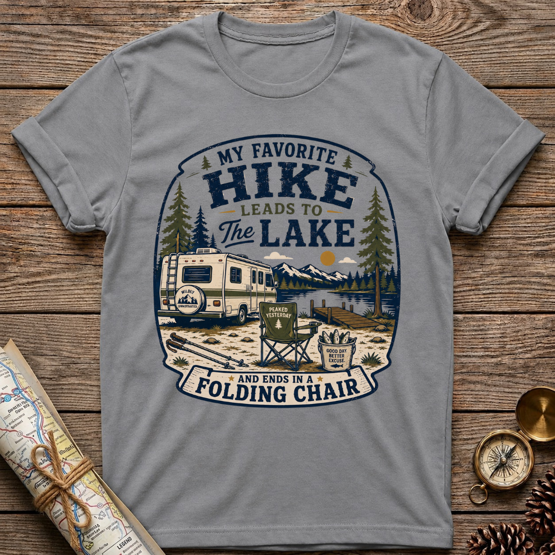 My Favorite Hike Lead To The Lake T-Shirt