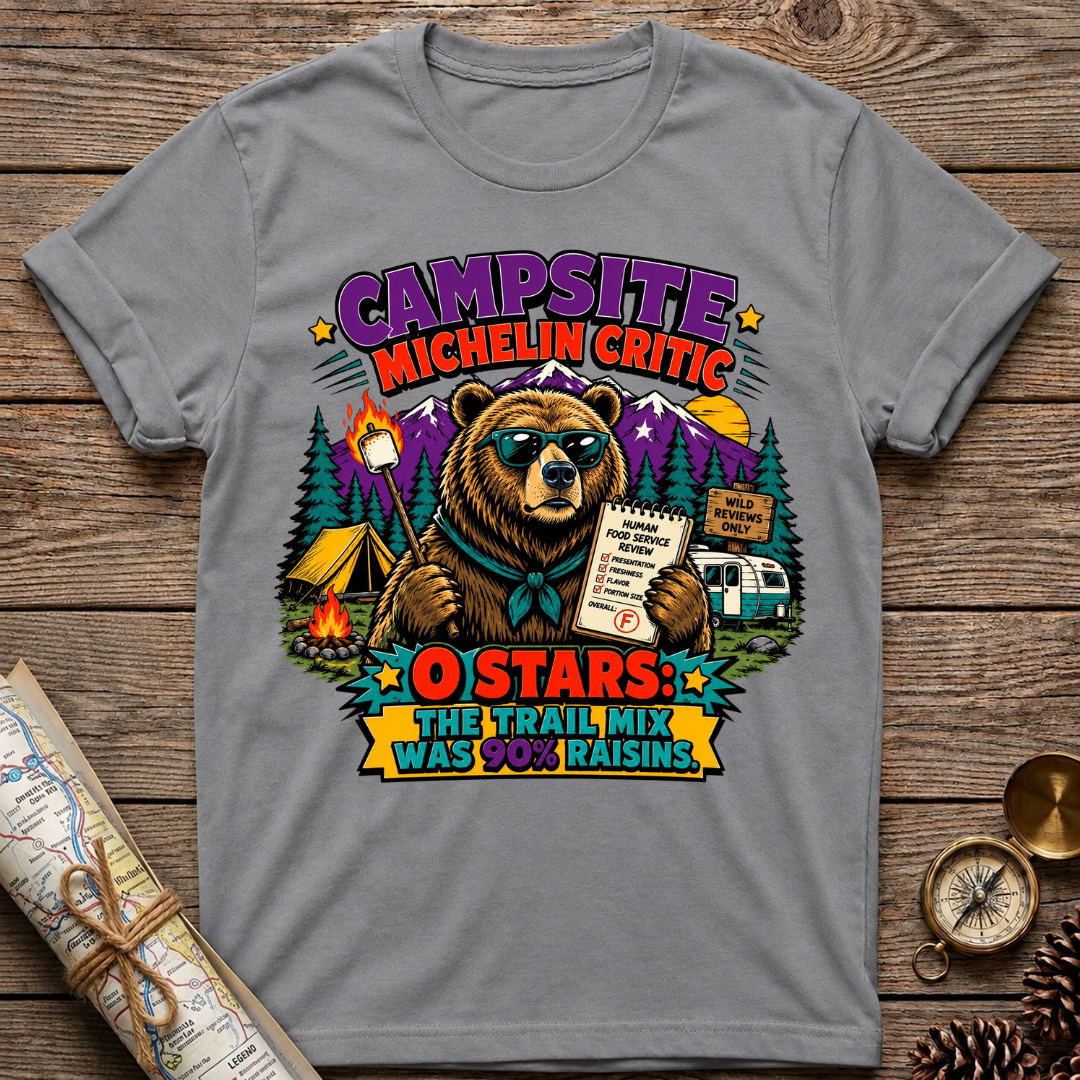 Bear Campsite Critic T-Shirt