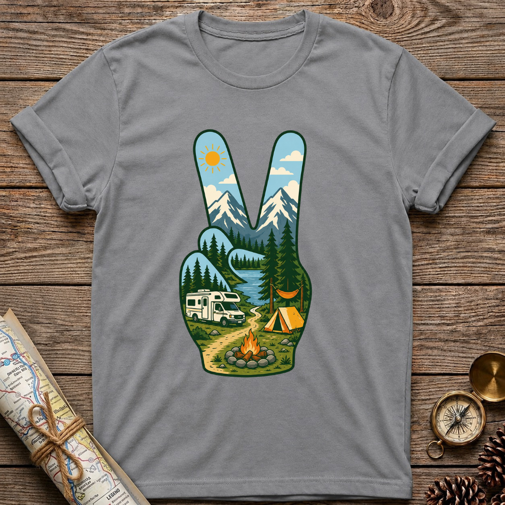 Hand Peace Symbol (3) T-Shirt
