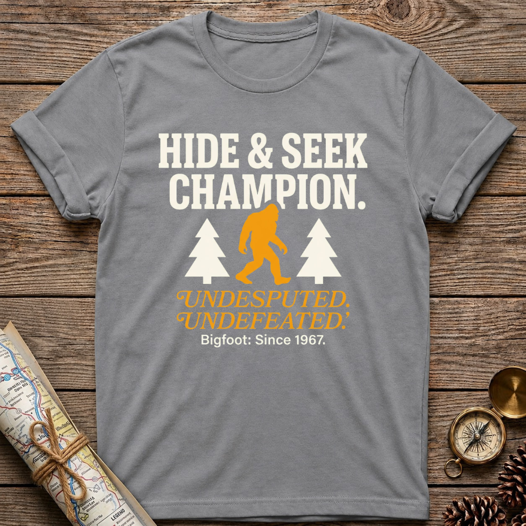 Bigfoot Hide & Seek Champion T-Shirt