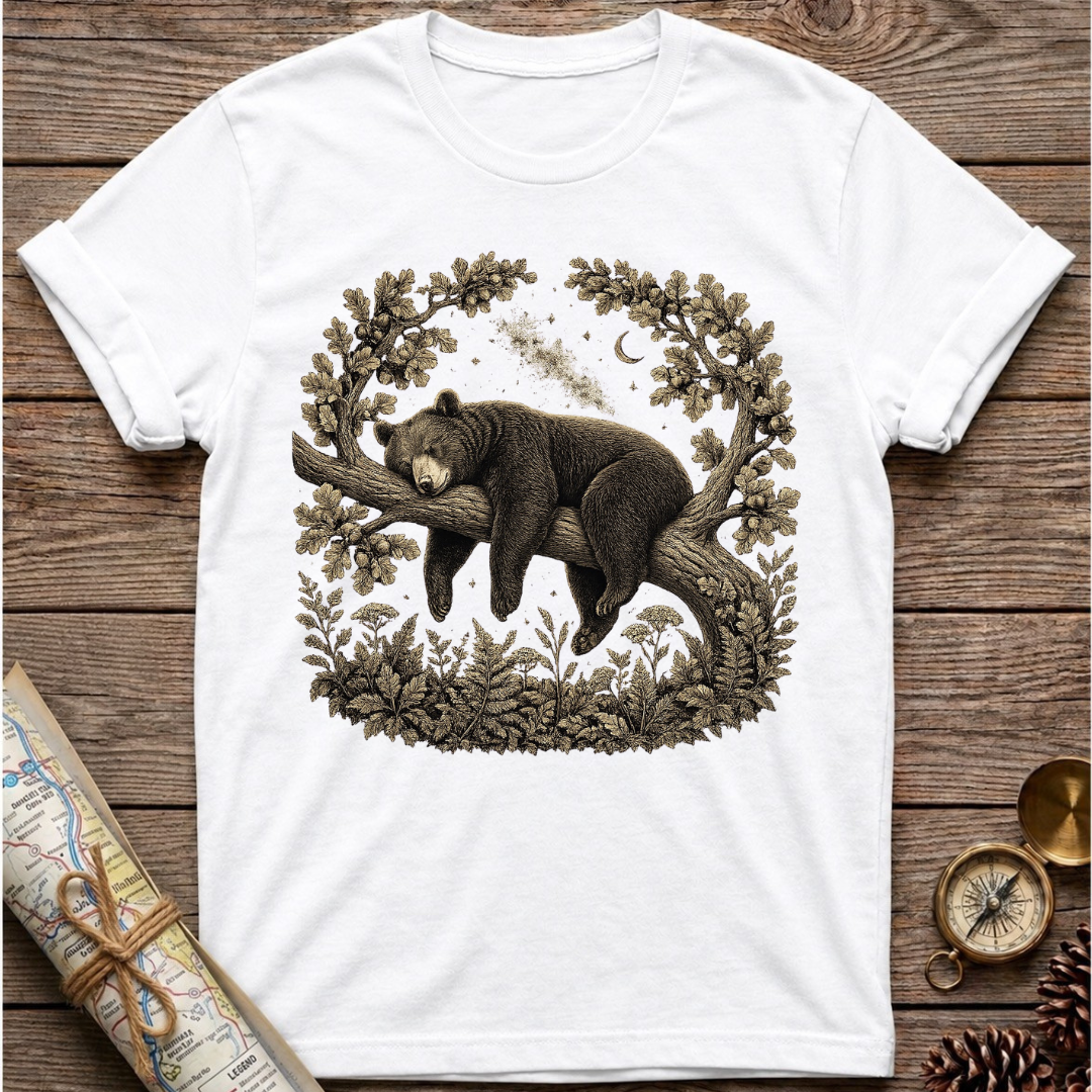 Sleeping Bear in Tree T-Shirt