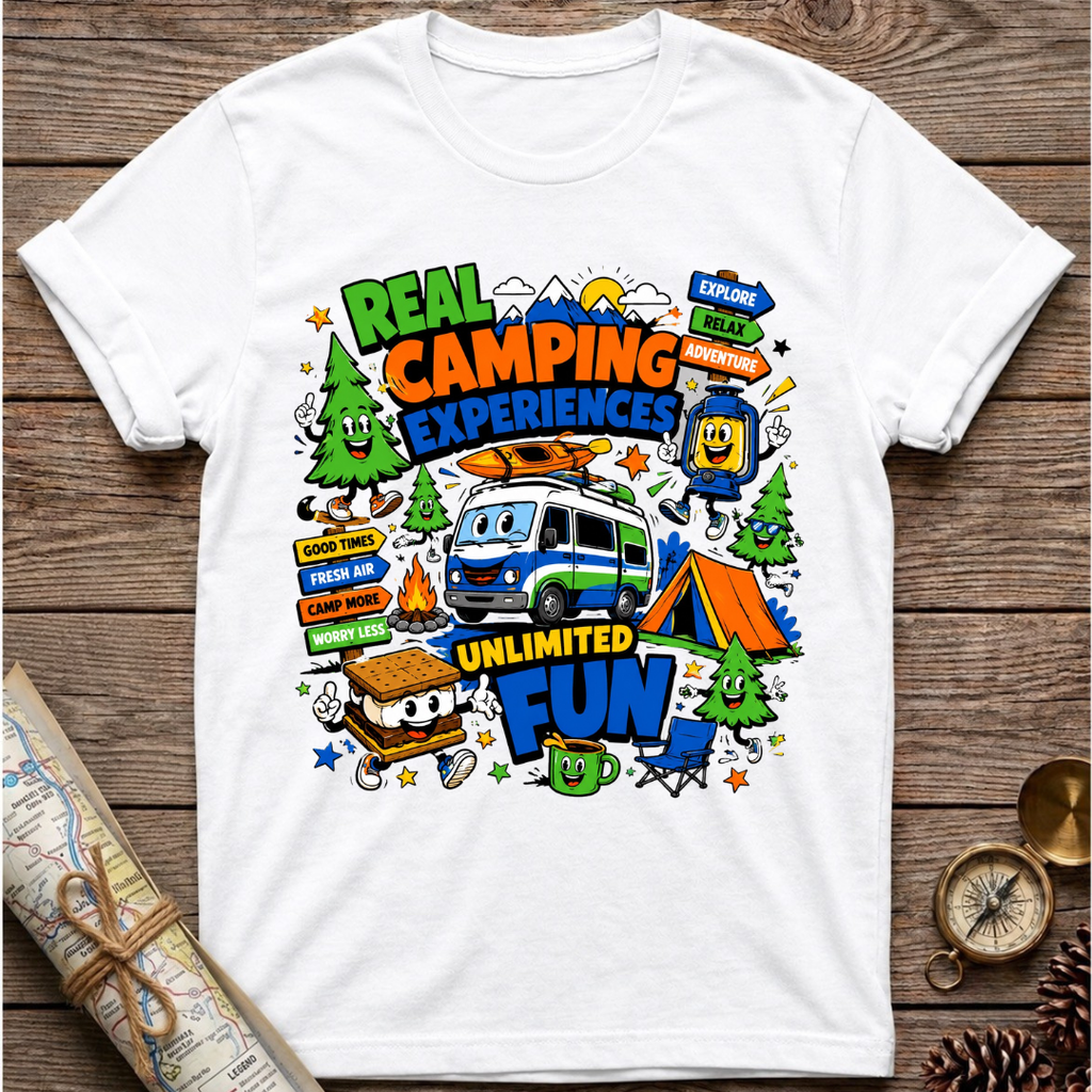 Real Camping Experiences T-Shirt
