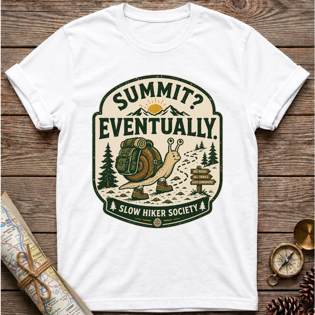 Snail Summit Eventually T-Shirt
