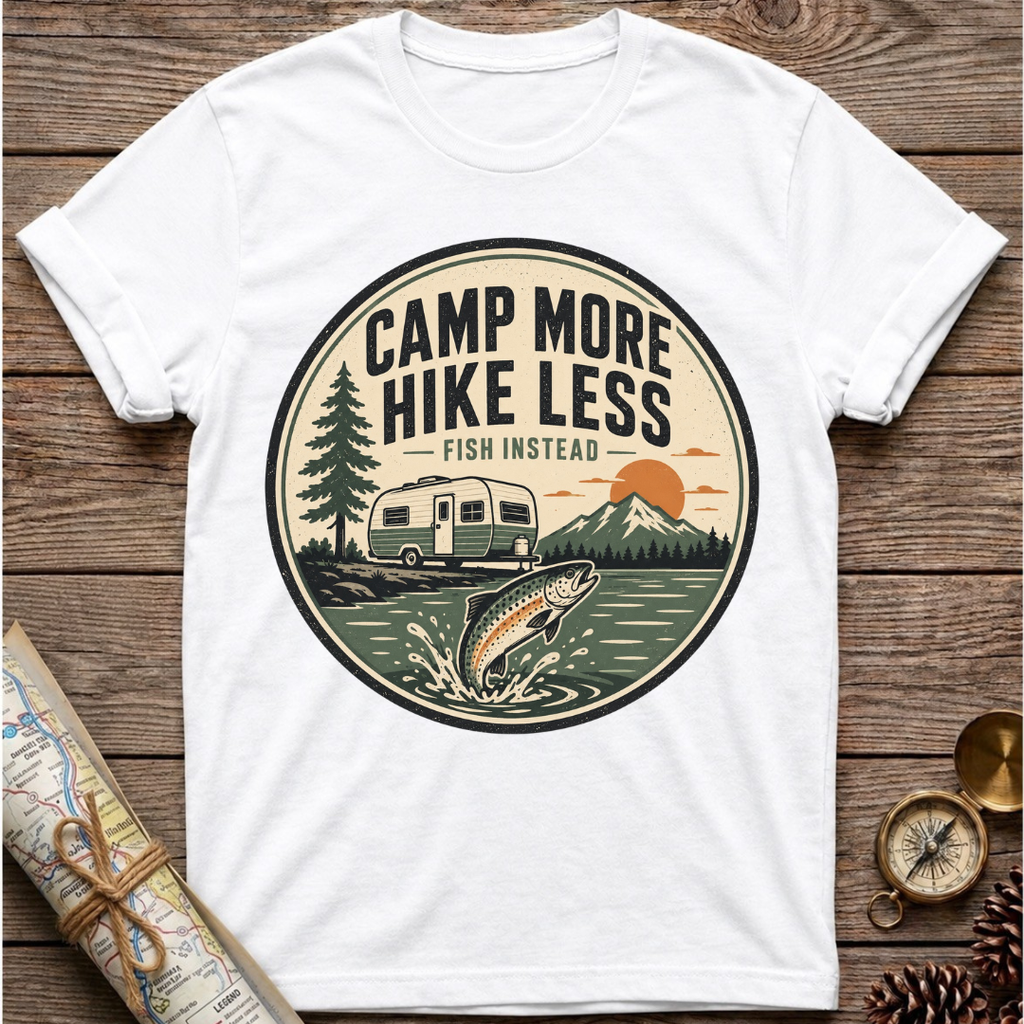Camp More Hike Less T-Shirt