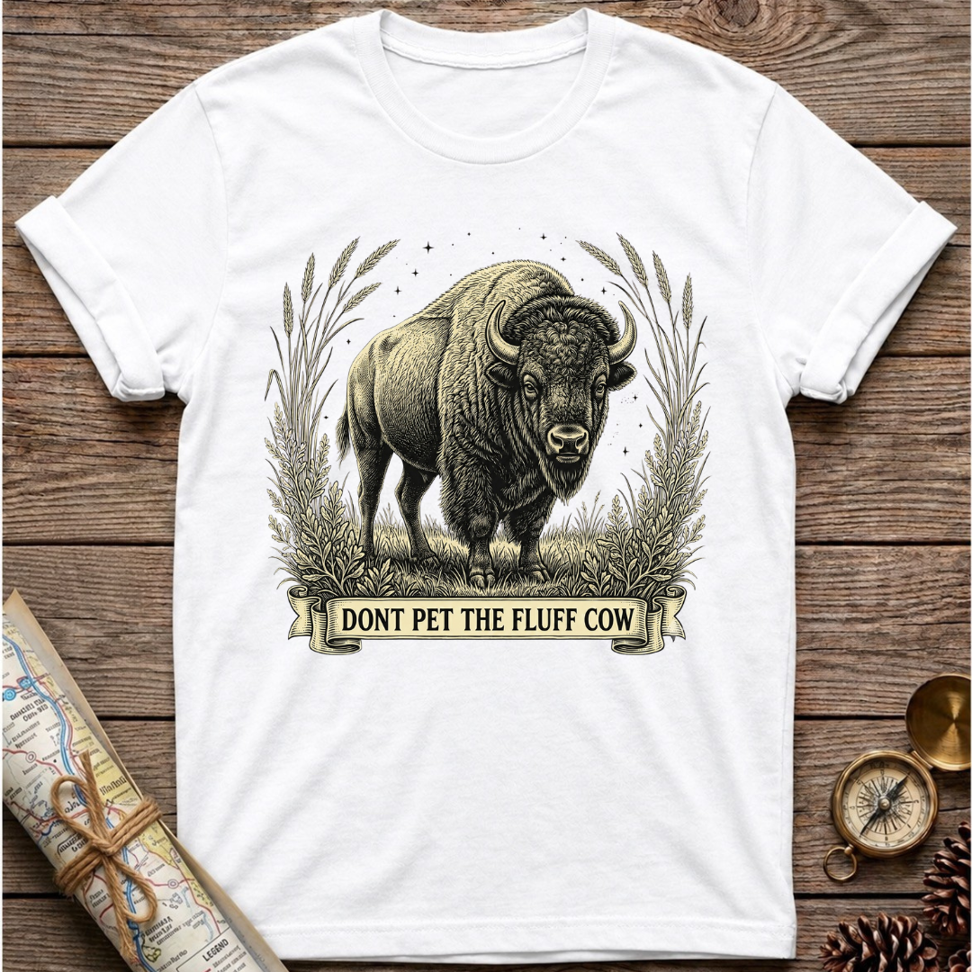 Dont Pet The Fluffy Cow T-Shirt