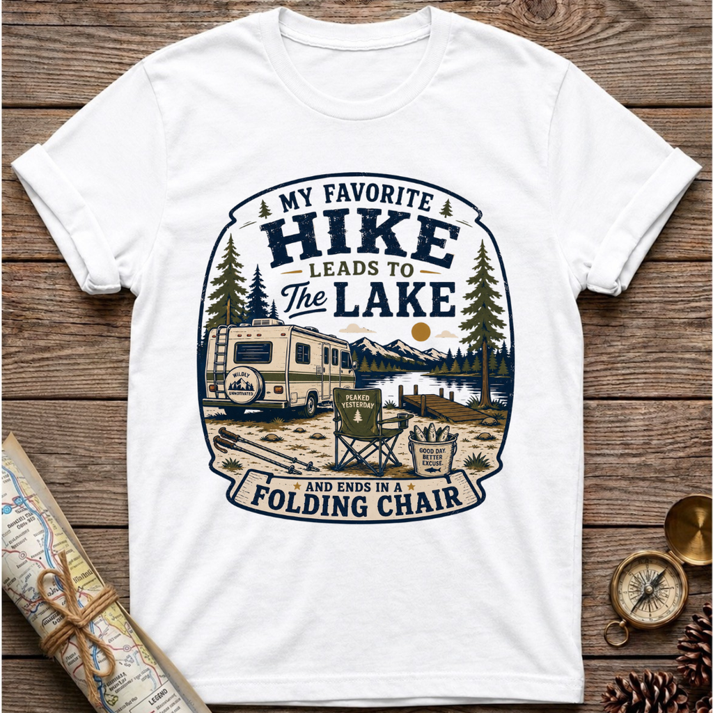 My Favorite Hike Lead To The Lake T-Shirt