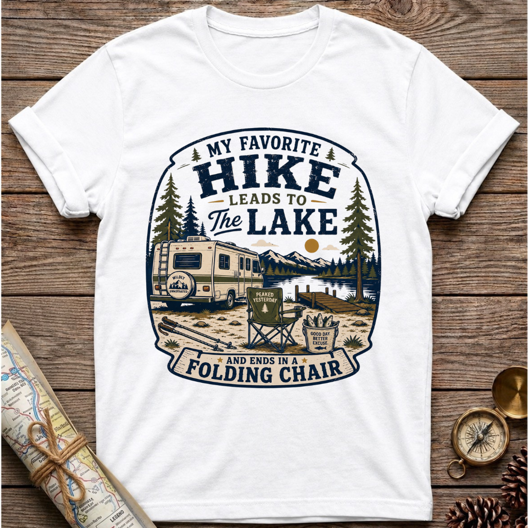 My Favorite Hike Lead To The Lake T-Shirt