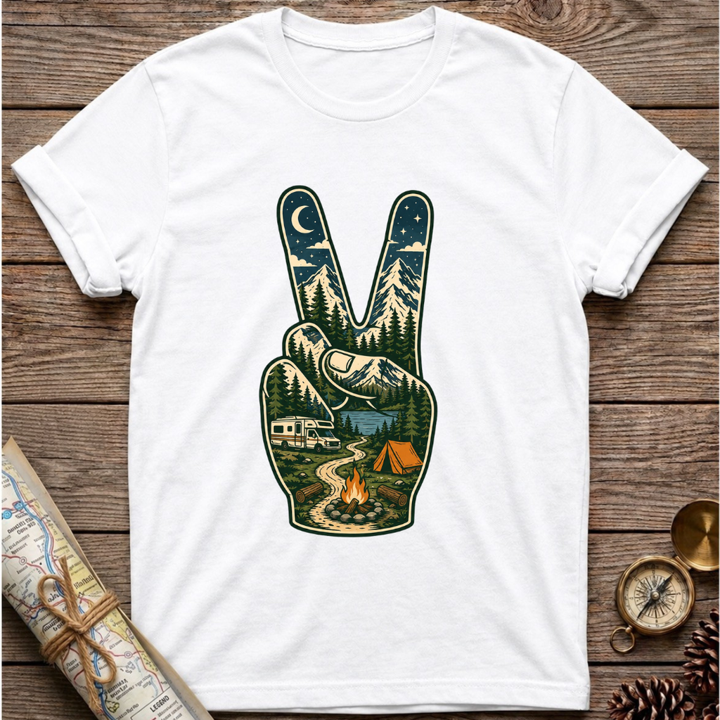 Hand Peace Symbol T-Shirt