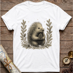 Porcupine Holding A Pine Cone T-Shirt