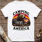 Camping Across America With A Bear T-Shirt
