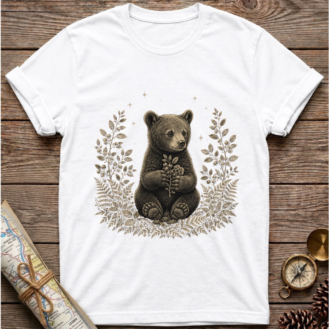 Bear Holding Honeycomb T-Shirt