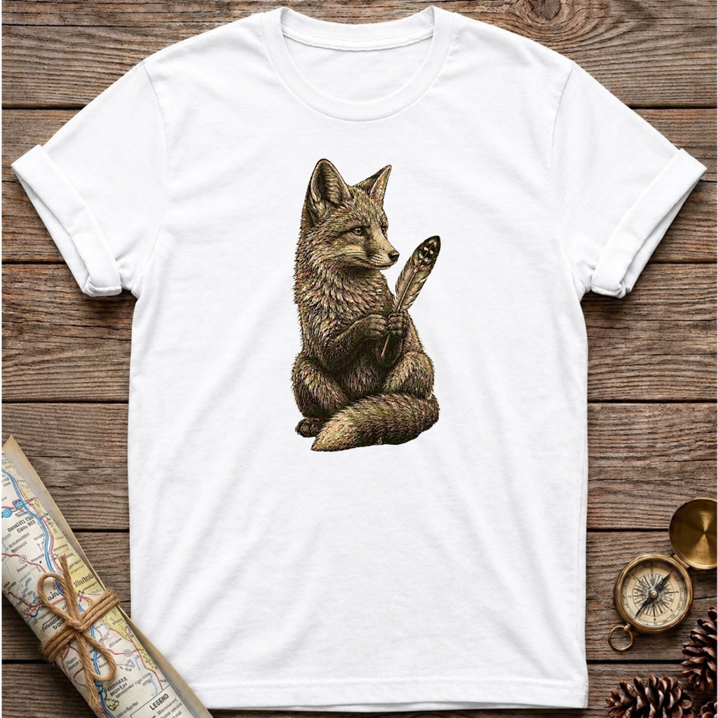 Fox With Feather (2) T-Shirt