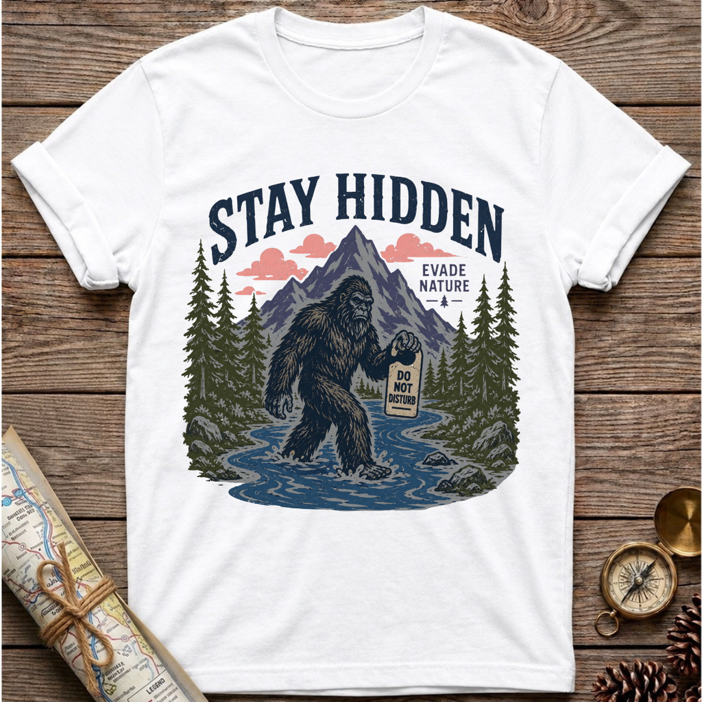 Bigfoot Stay Hidden T-Shirt